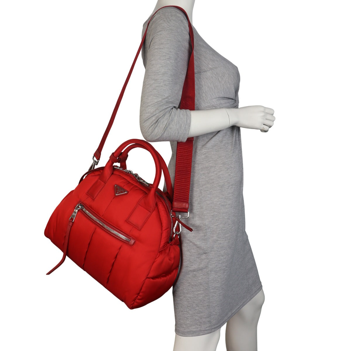 Prada Tessuto Bomber Dome Bag