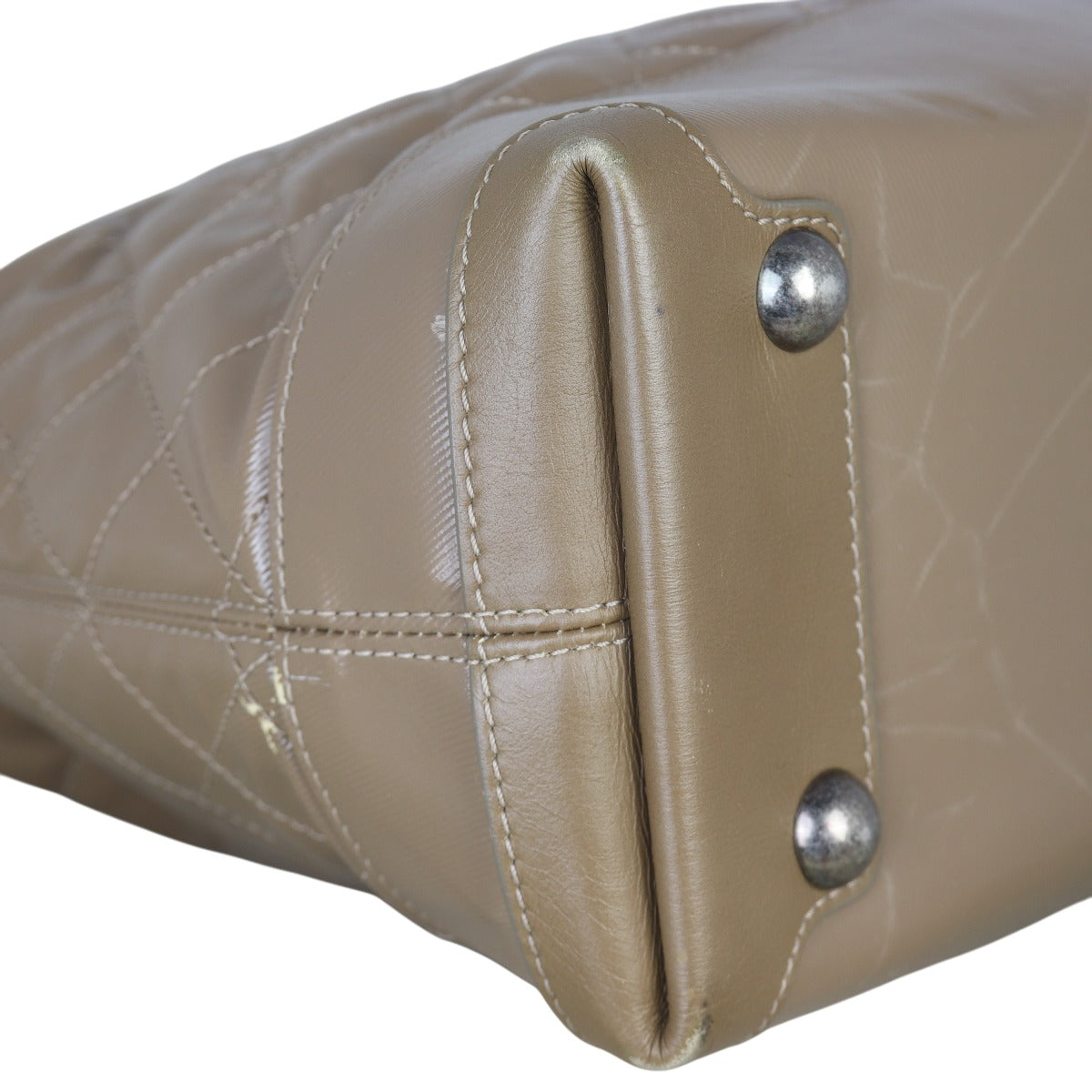 Chanel CC Patent Canvas Tote