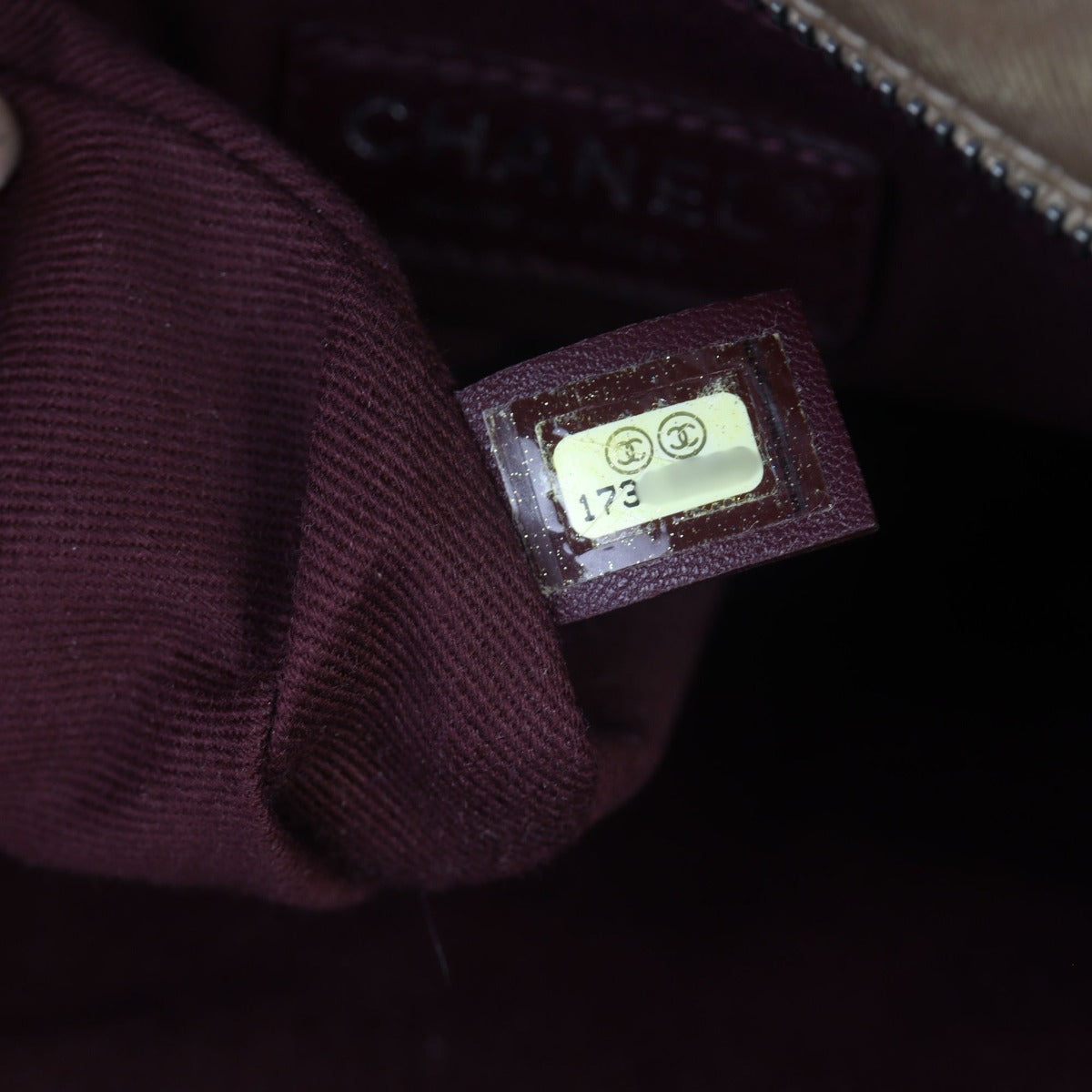 Chanel CC Patent Canvas Tote