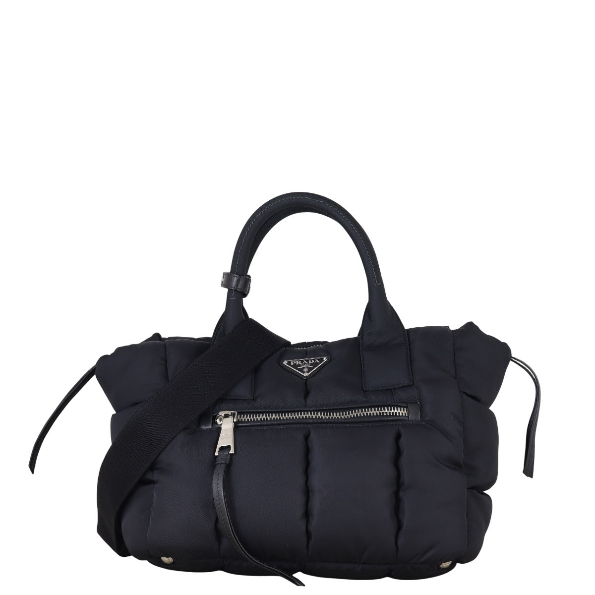 Prada Tessuto Nylon Bomber Tote Medium