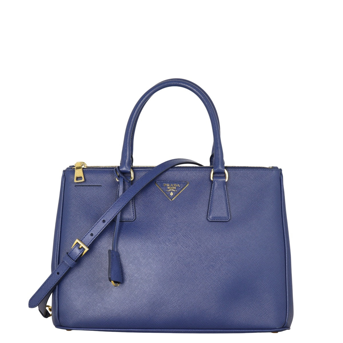 Prada Saffiano Lux Galleria Double Zip Tote Medium