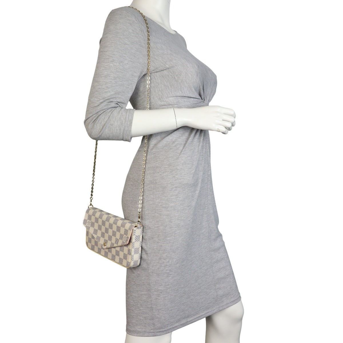 Louis Vuitton Pochette Felicie Damier Azur