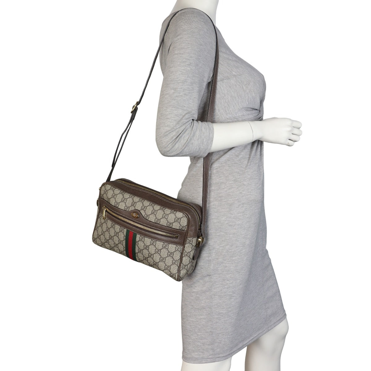 Gucci Ophidia GG Supreme Large Shoulder Bag