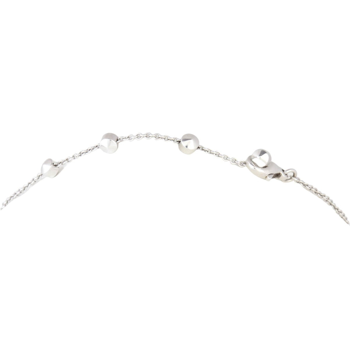 Bvlgari Lucea Pearl Diamond Drop 18k White Gold Pendant Necklace
