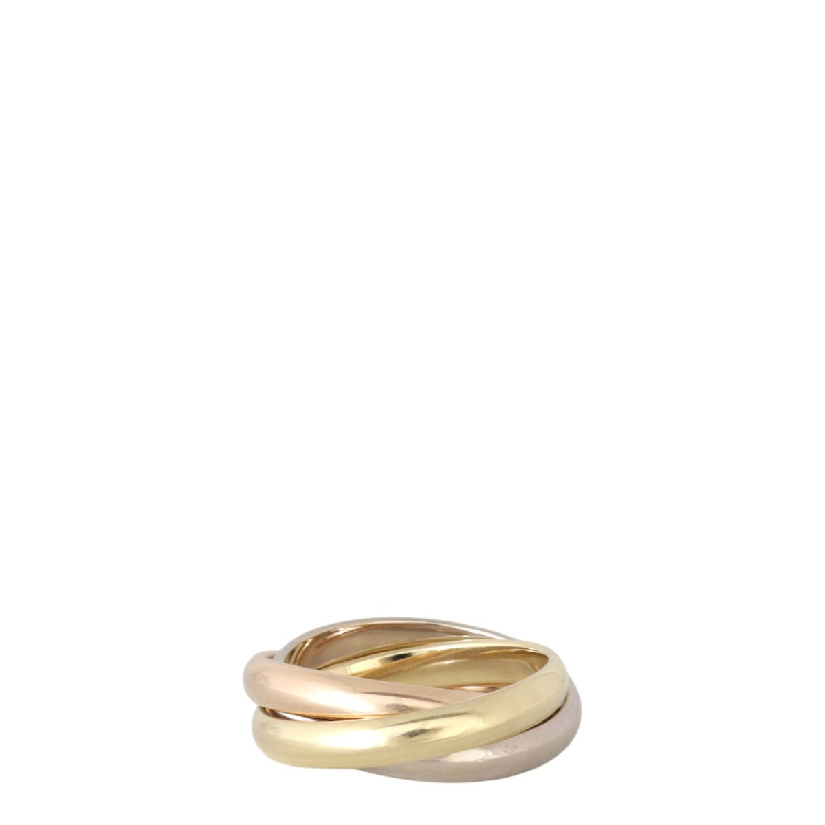 Cartier Trinity Ring Classic 18k White, Rose & Yellow Gold