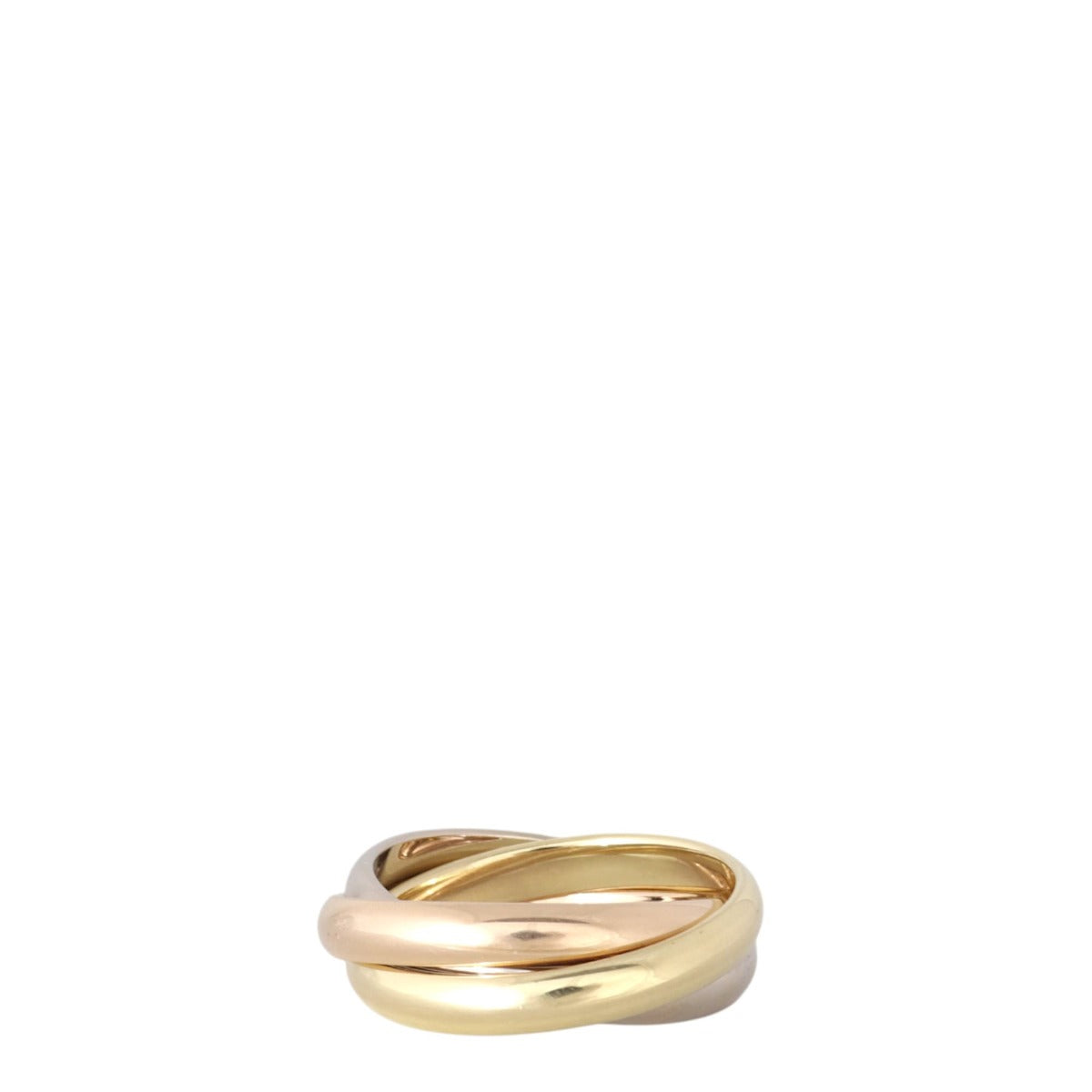 Cartier Trinity Ring Classic 18k White, Rose & Yellow Gold