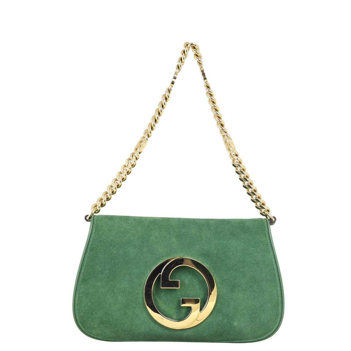 Gucci Interlocking G Blondie Crossbody Suede