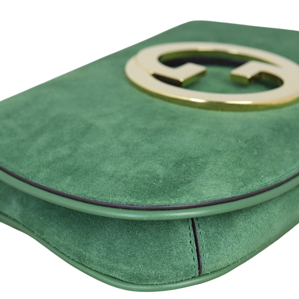 Gucci Interlocking G Blondie Crossbody Suede