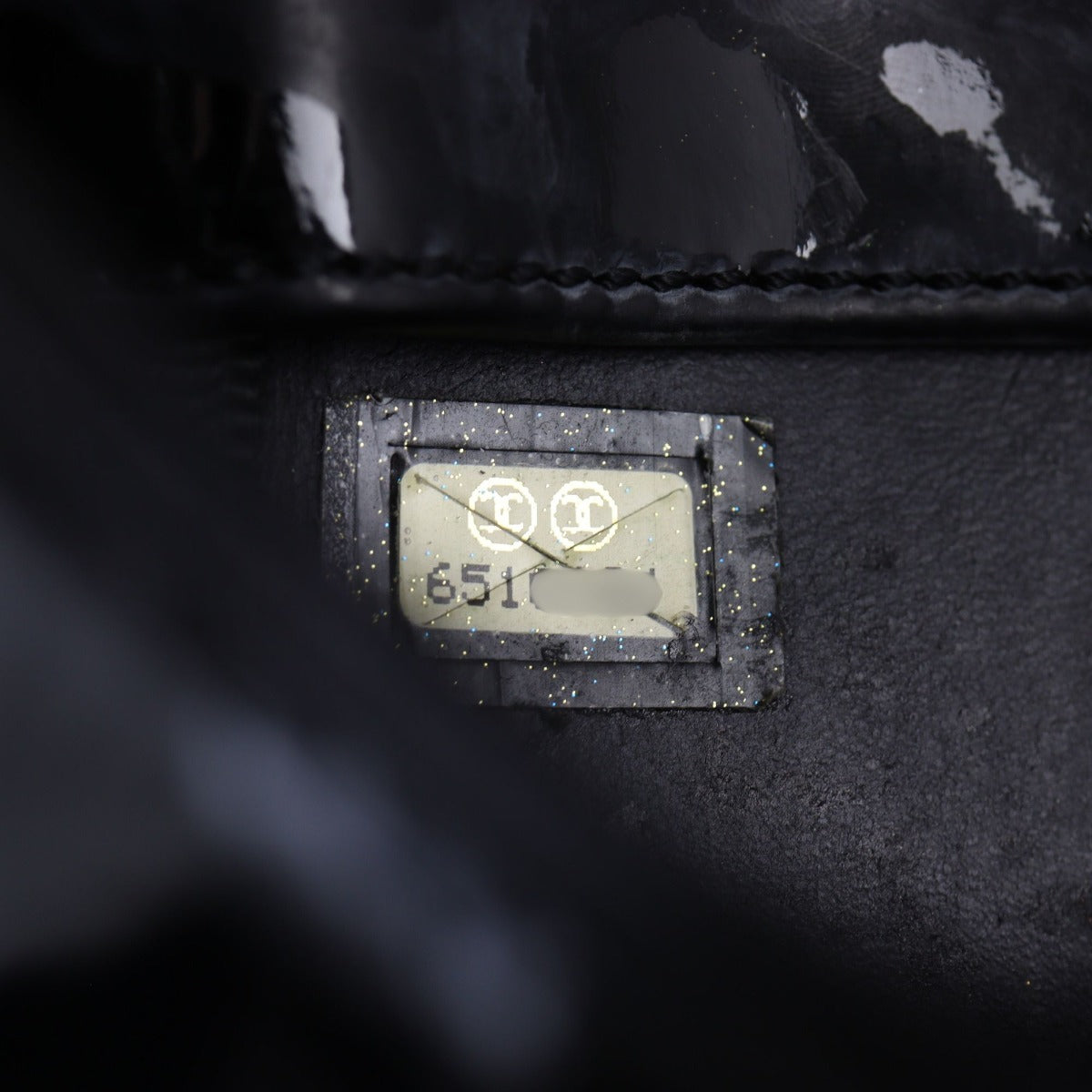 Chanel CC Perforated Tote Patent