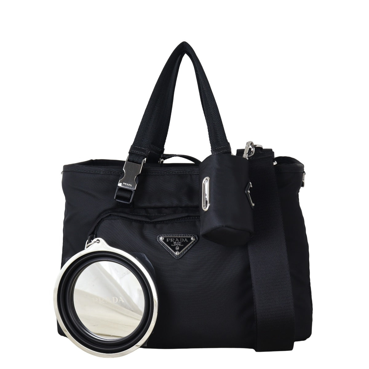 Prada Re-Nylon and Saffiano Pet Bag