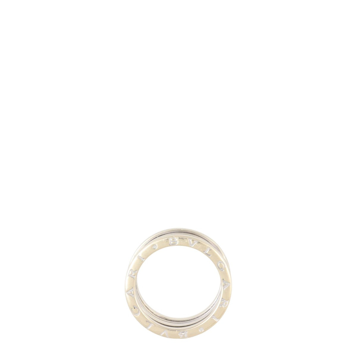 Bvlgari B.Zero1 18k White Gold Three Band Ring