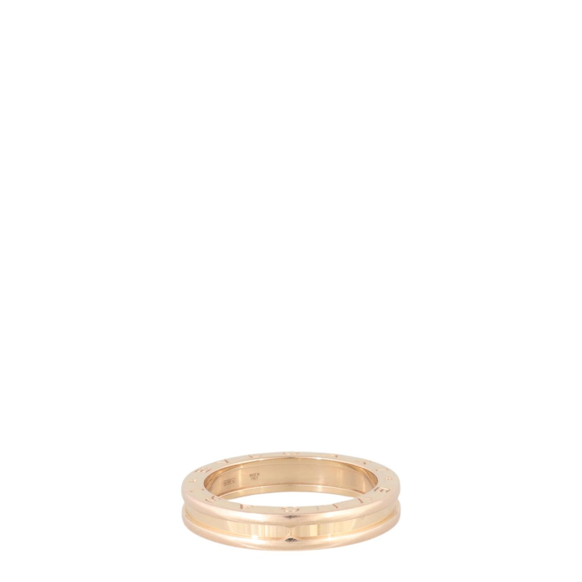 Bvlgari B.Zero1 18k Rose Gold One Band Ring