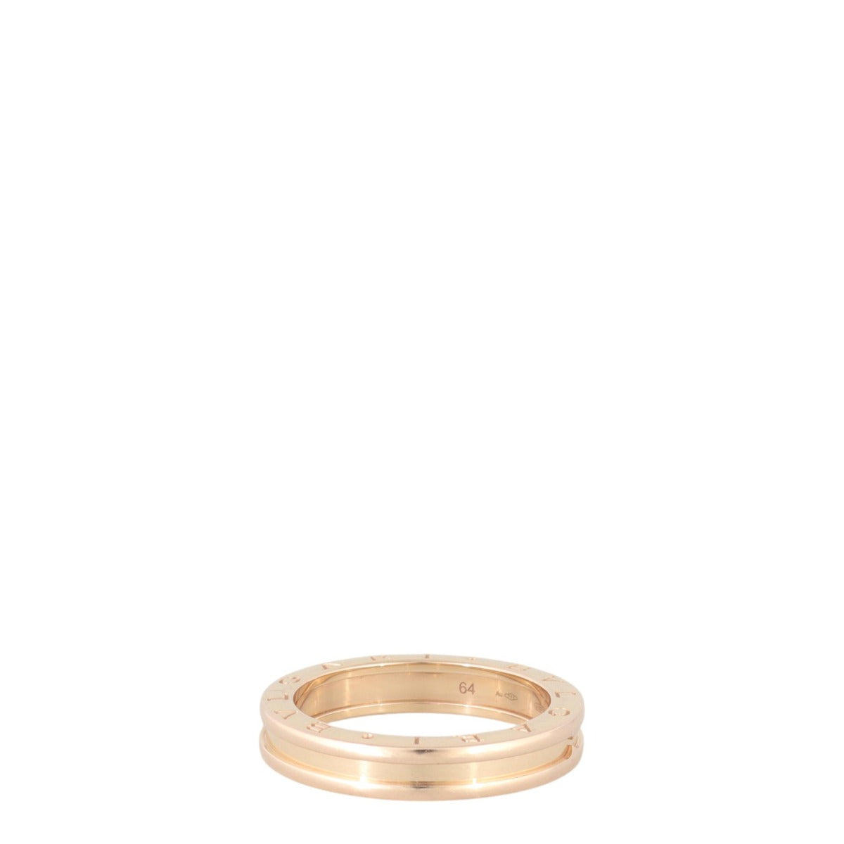 Bvlgari B.Zero1 18k Rose Gold One Band Ring