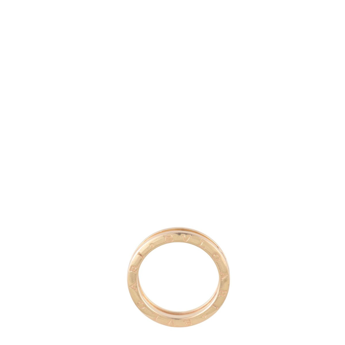 Bvlgari B.Zero1 18k Rose Gold One Band Ring