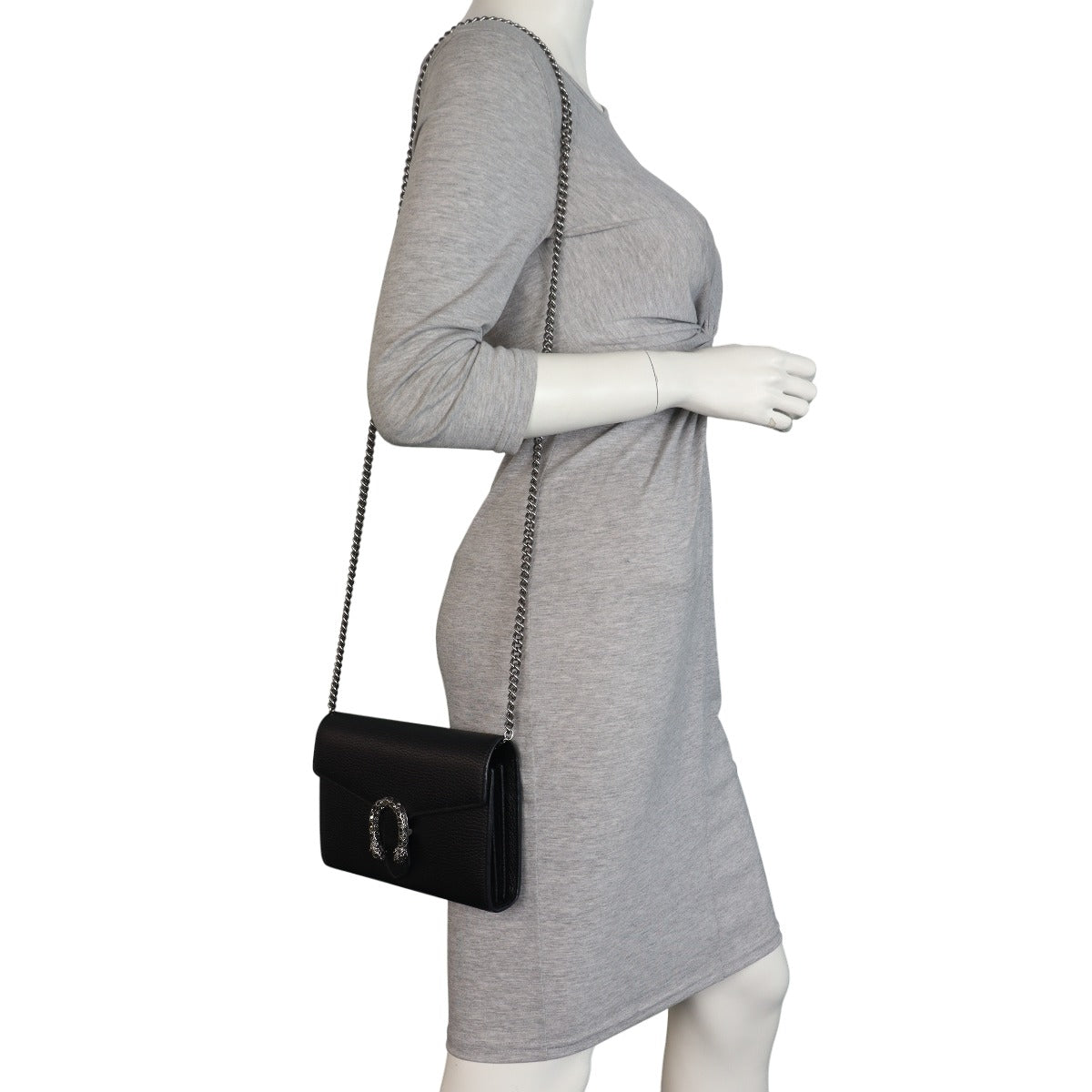 Gucci Dionysus Mini Leather Chain Wallet