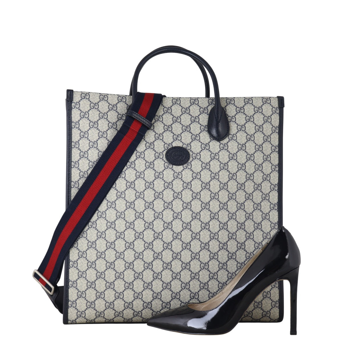 Gucci GG Supreme Interlocking G Tote Medium