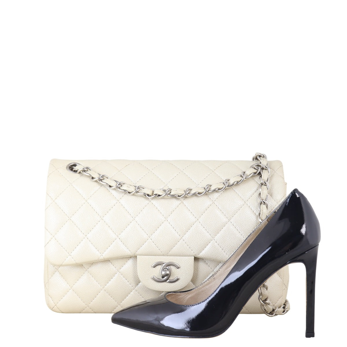 Chanel Classic Double Flap Jumbo Caviar