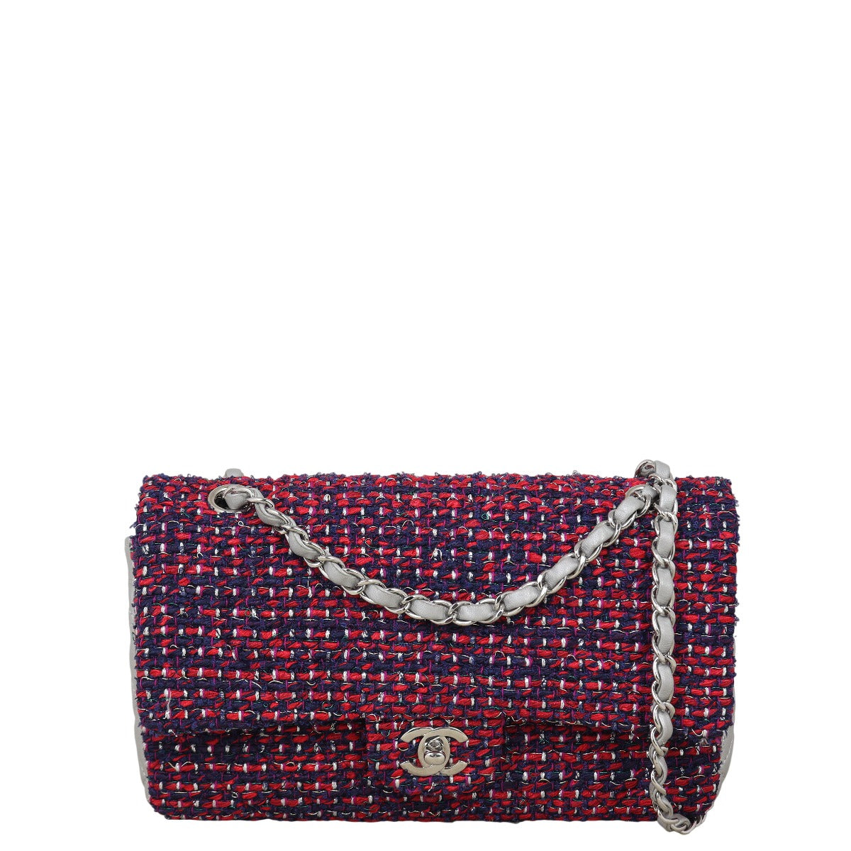 Chanel Classic Double Flap Tweed Medium
