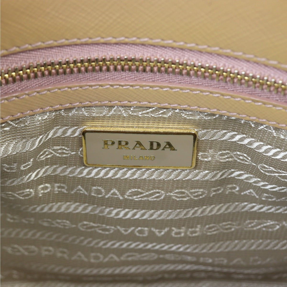 Prada Saffiano Vernice Galleria Double Zip Tote Mini