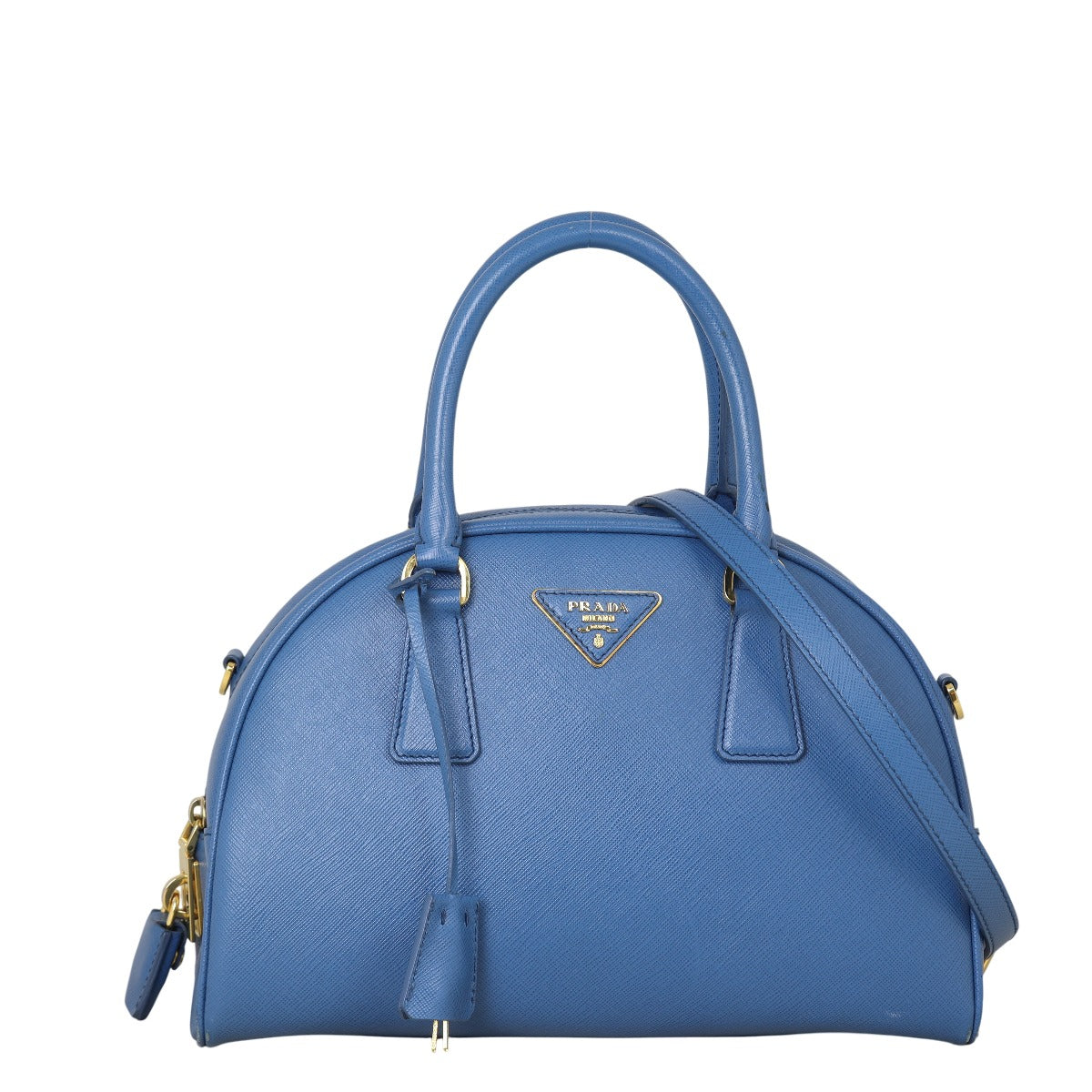 Prada Saffiano Lux Small Bowling Bag