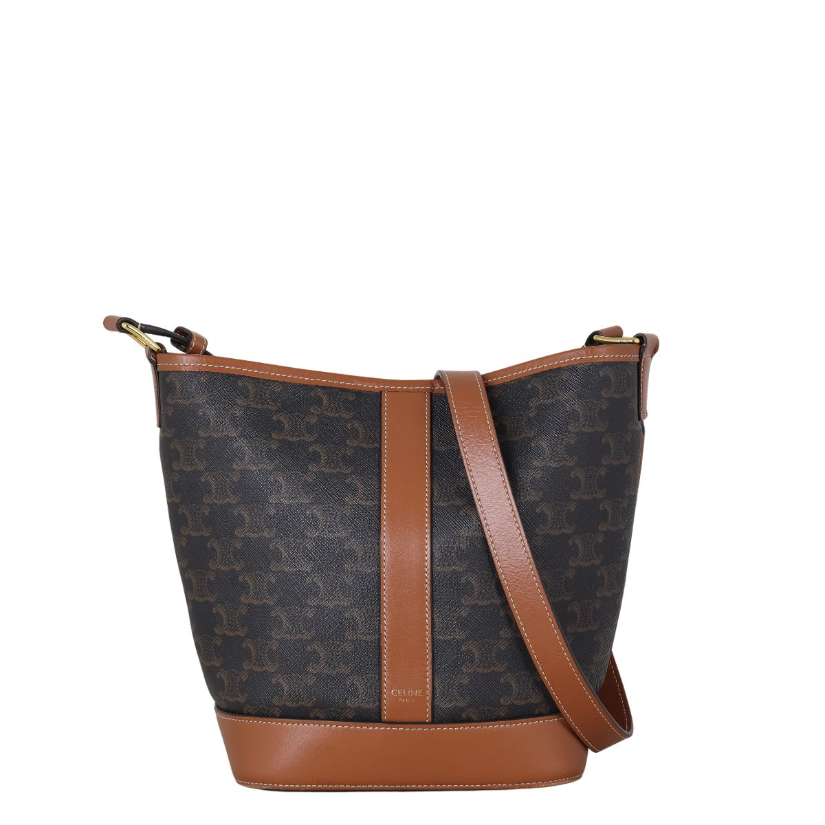 Celine Triomphe Bucket Bag Small