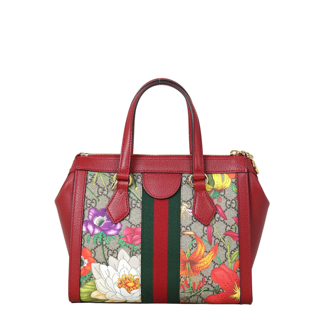 Gucci Flora GG Supreme Ophidia Tote Small
