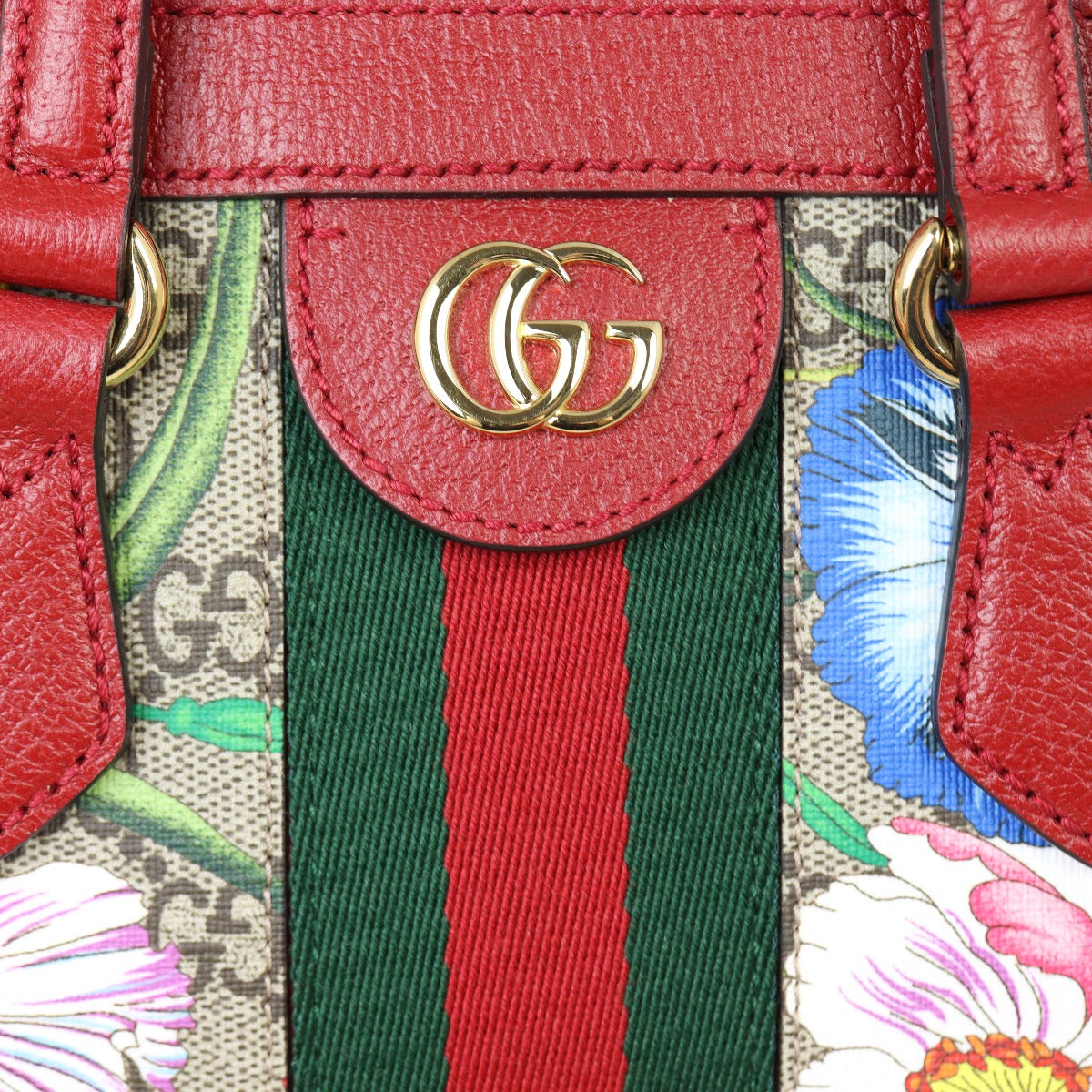 Gucci Flora GG Supreme Ophidia Tote Small