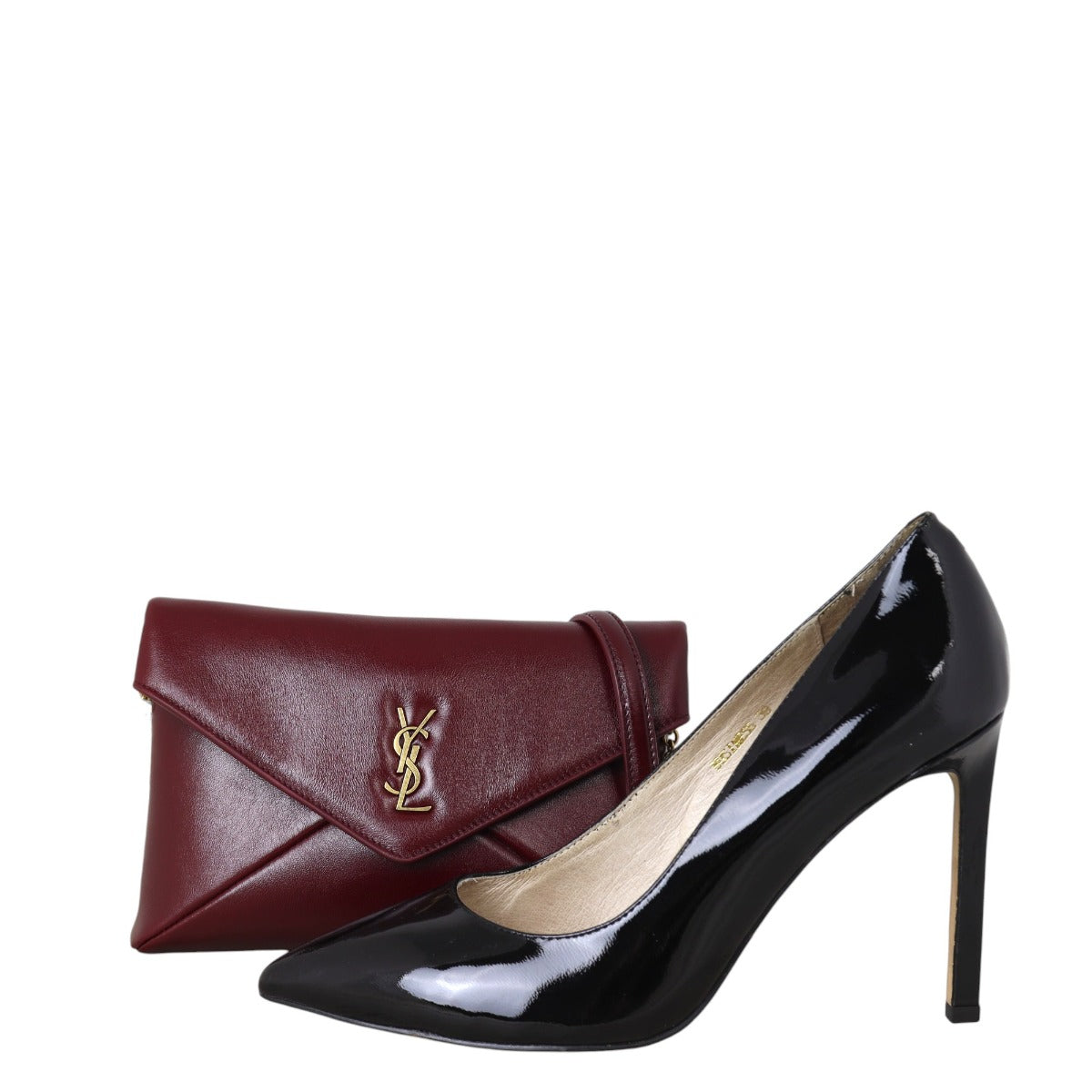 Saint Laurent Cassandre Pouch with Chain