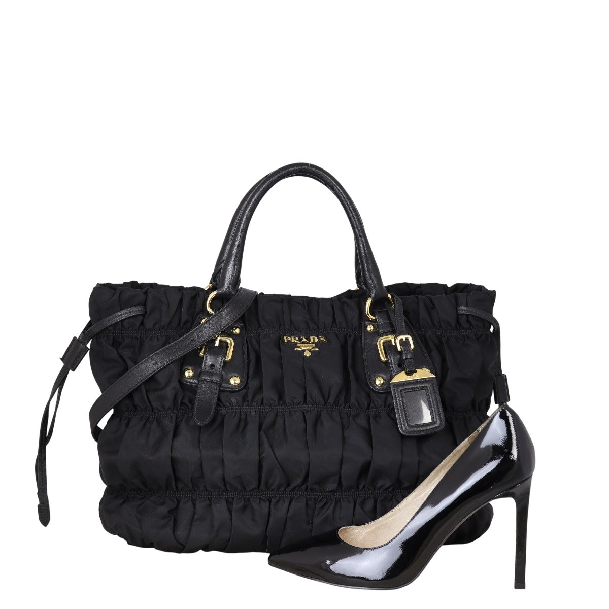 Prada Tessuto Gaufre Tote