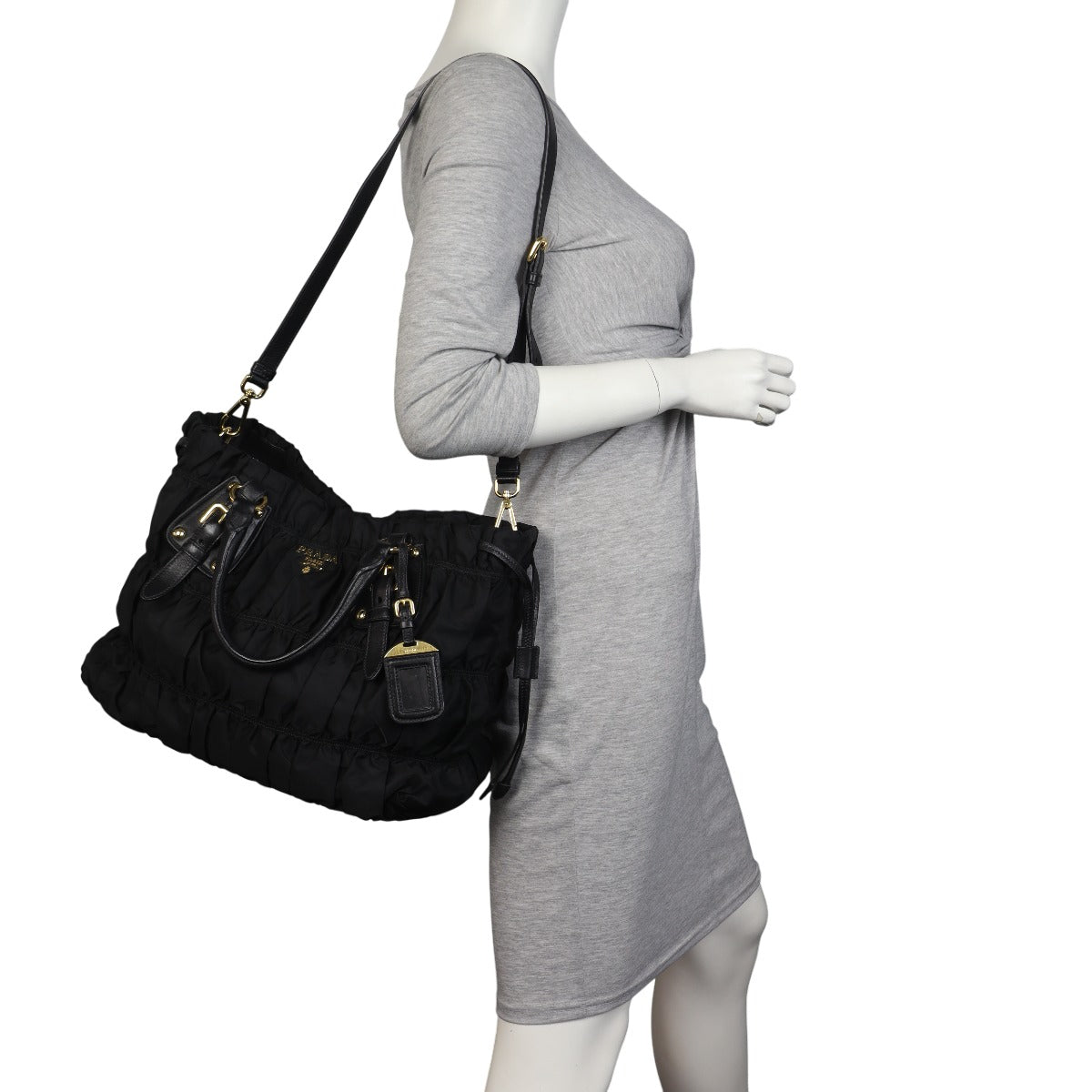 Prada Tessuto Gaufre Tote