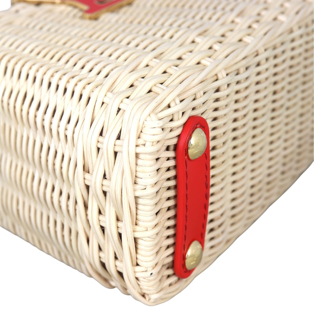 Louis Vuitton x Takashi Murakami Capucines Mini Wicker Monogram Denim Cerises