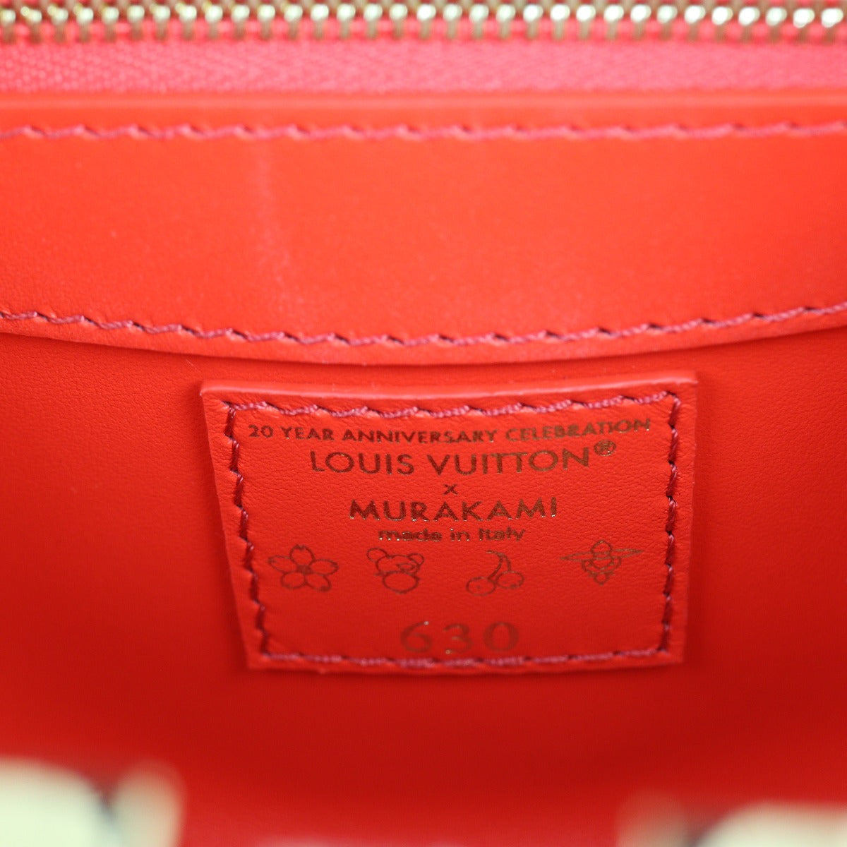 Louis Vuitton x Takashi Murakami Capucines Mini Wicker Monogram Denim Cerises