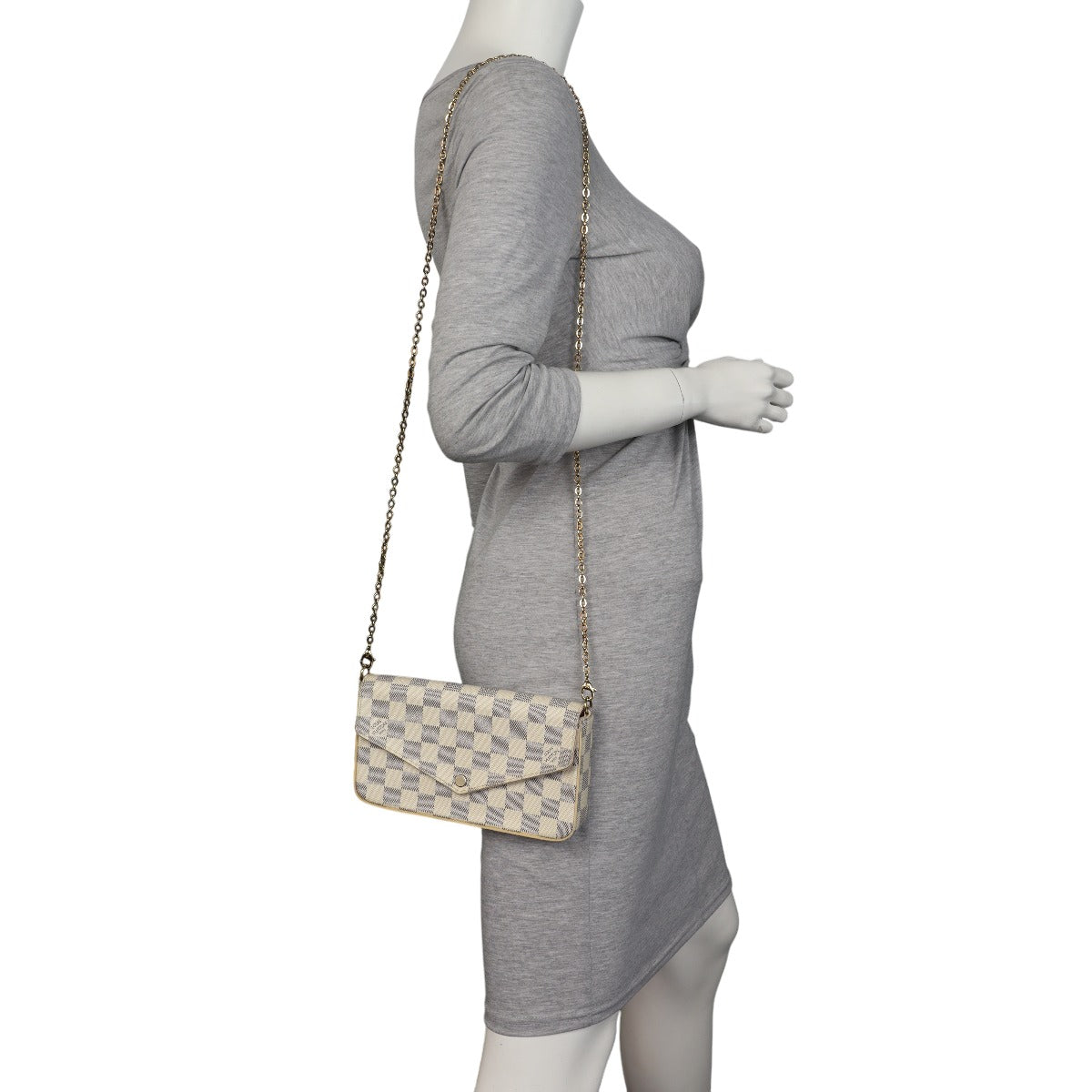 Louis Vuitton Pochette Felicie Damier Azur