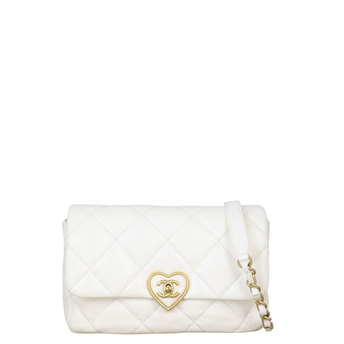 Chanel Coco CC Love Heart Flap Bag Small