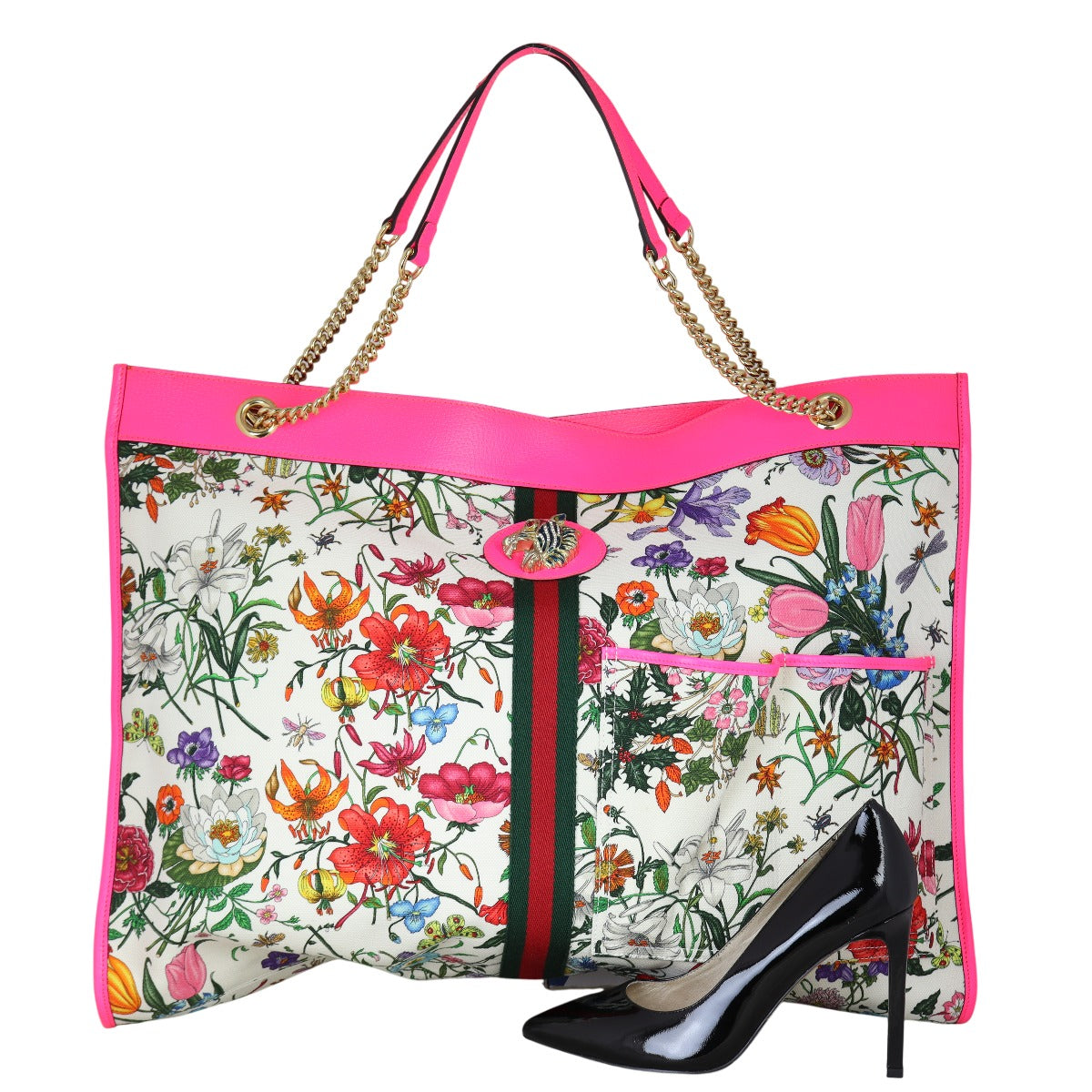 Gucci Flora Rajah Large Tote