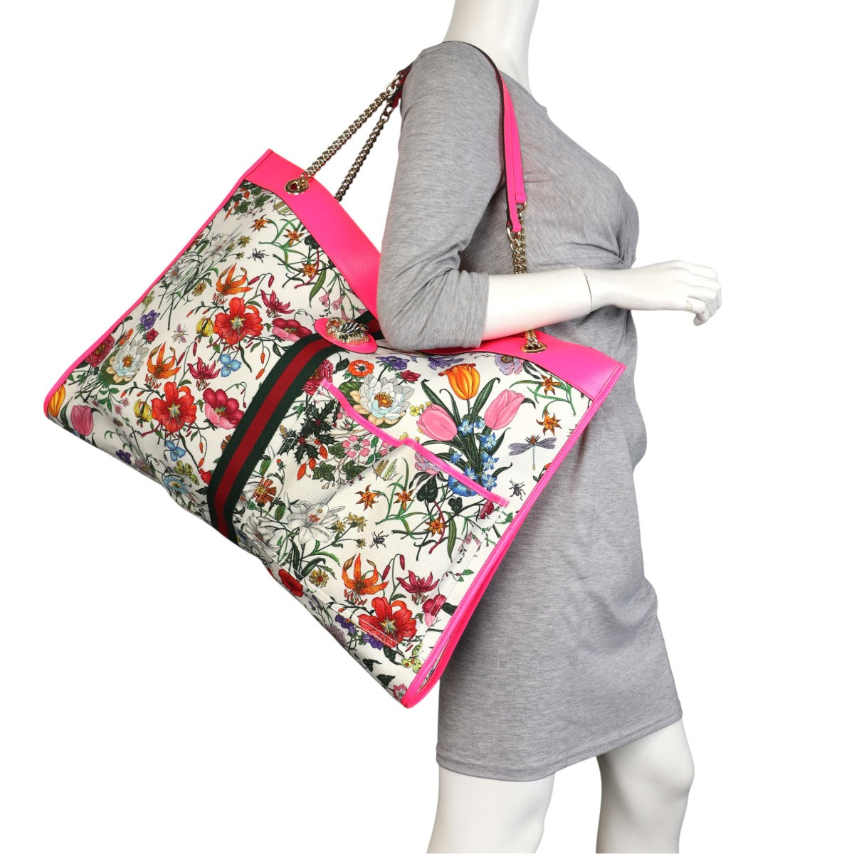 Gucci Flora Rajah Large Tote