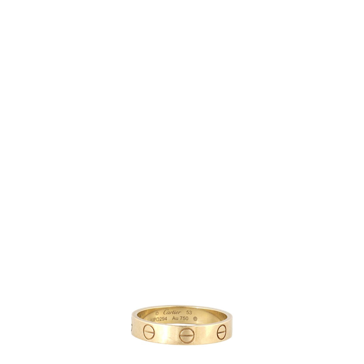 Cartier Love Ring Small 18k Yellow Gold