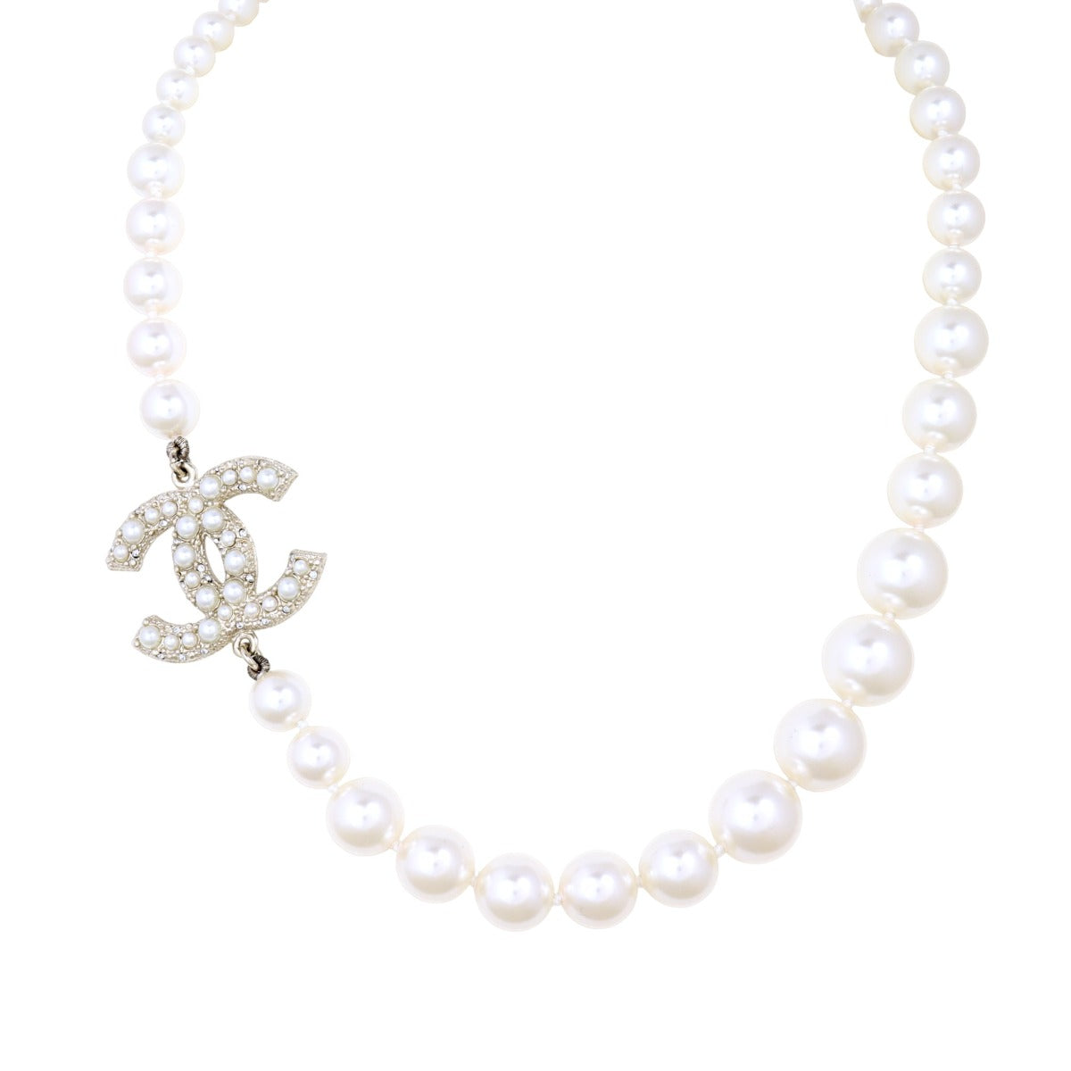 Chanel 100th Anniversary CC Pearl Necklace