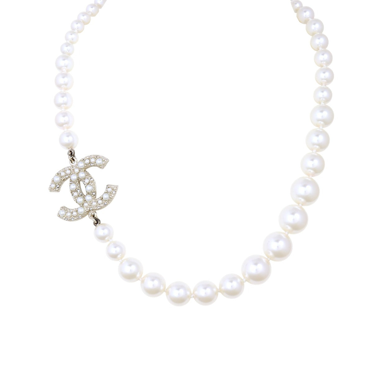 Chanel 100th Anniversary CC Pearl Necklace