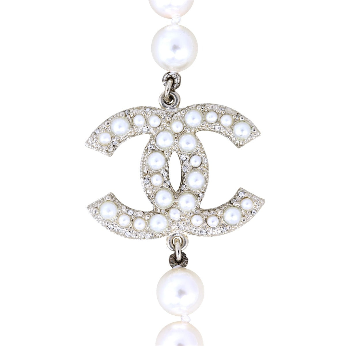 Chanel 100th Anniversary CC Pearl Necklace