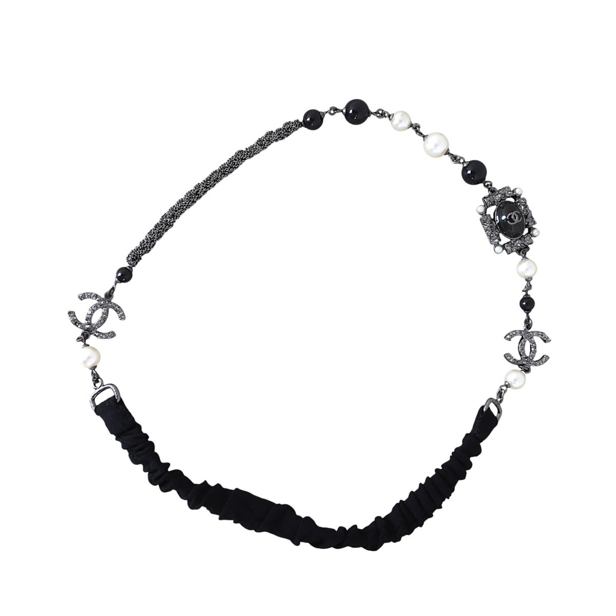 Chanel CC Pearl Headband