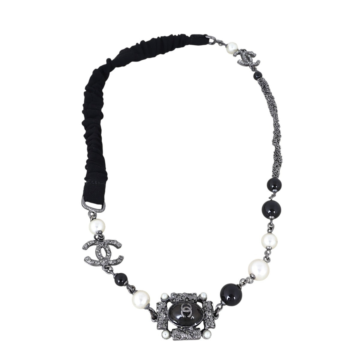 Chanel CC Pearl Headband