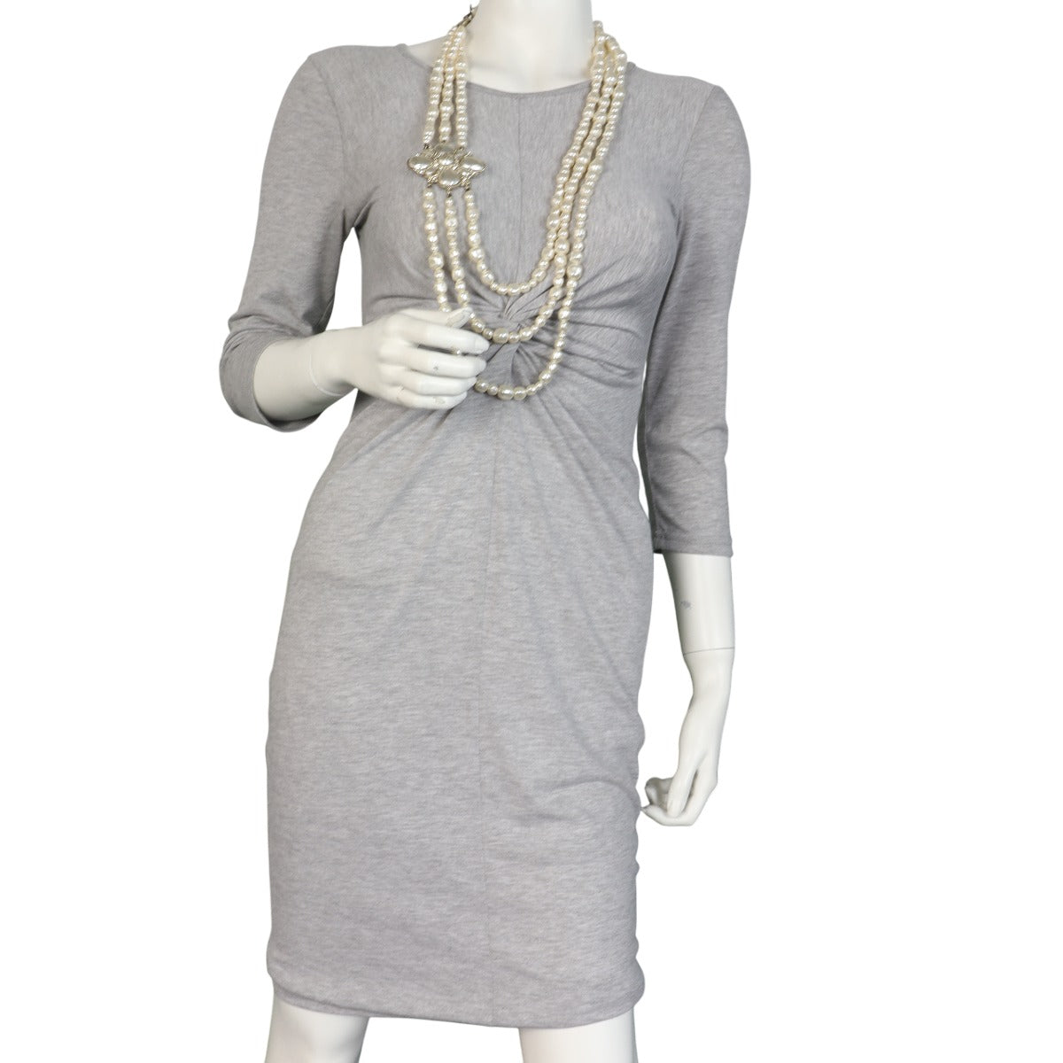 Chanel Baroque Gripoix Three Strand Pearl Necklace