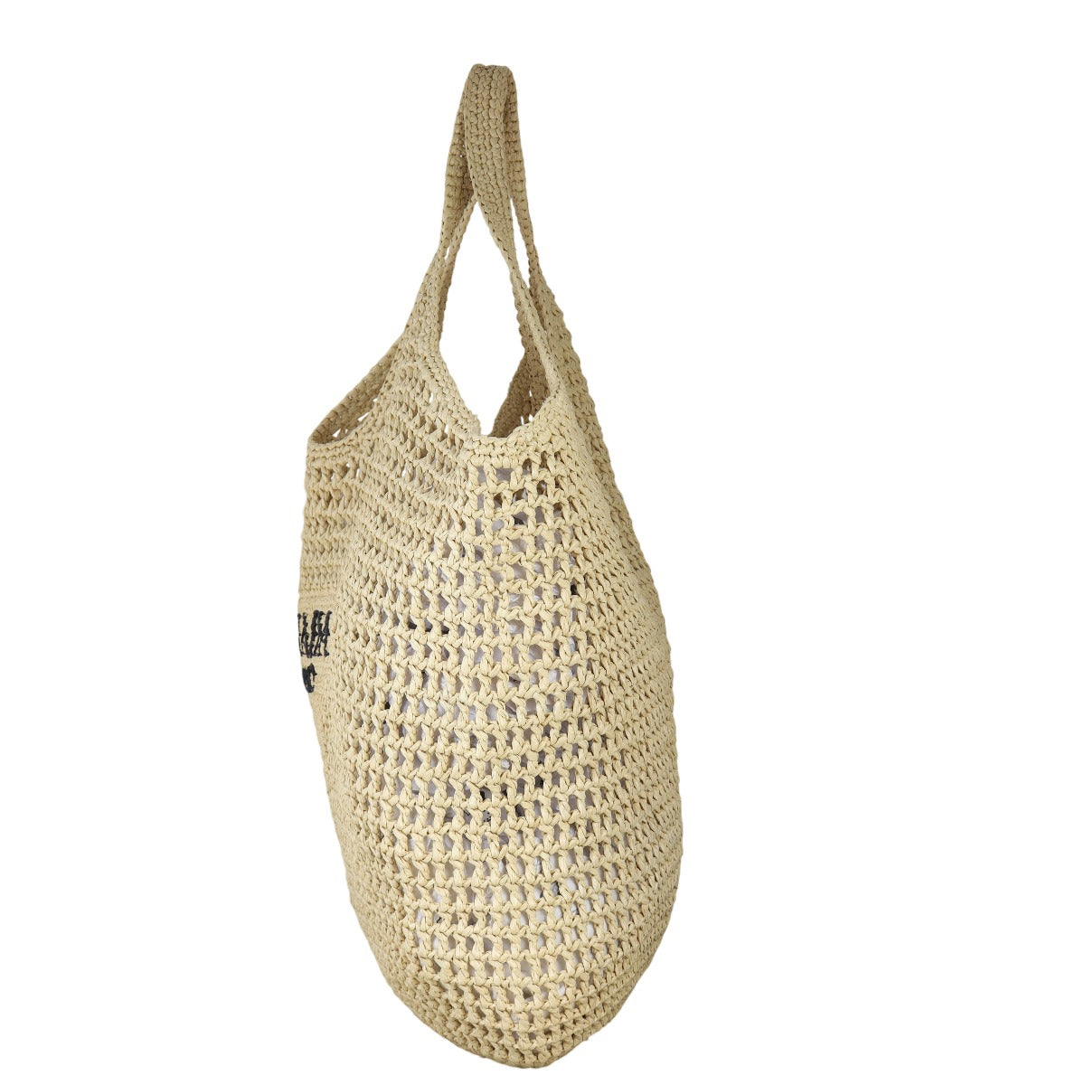 Prada Crochet Raffia Hobo