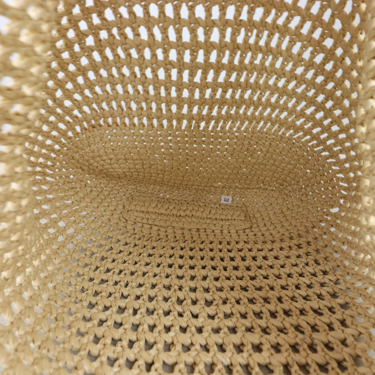 Prada Crochet Raffia Hobo