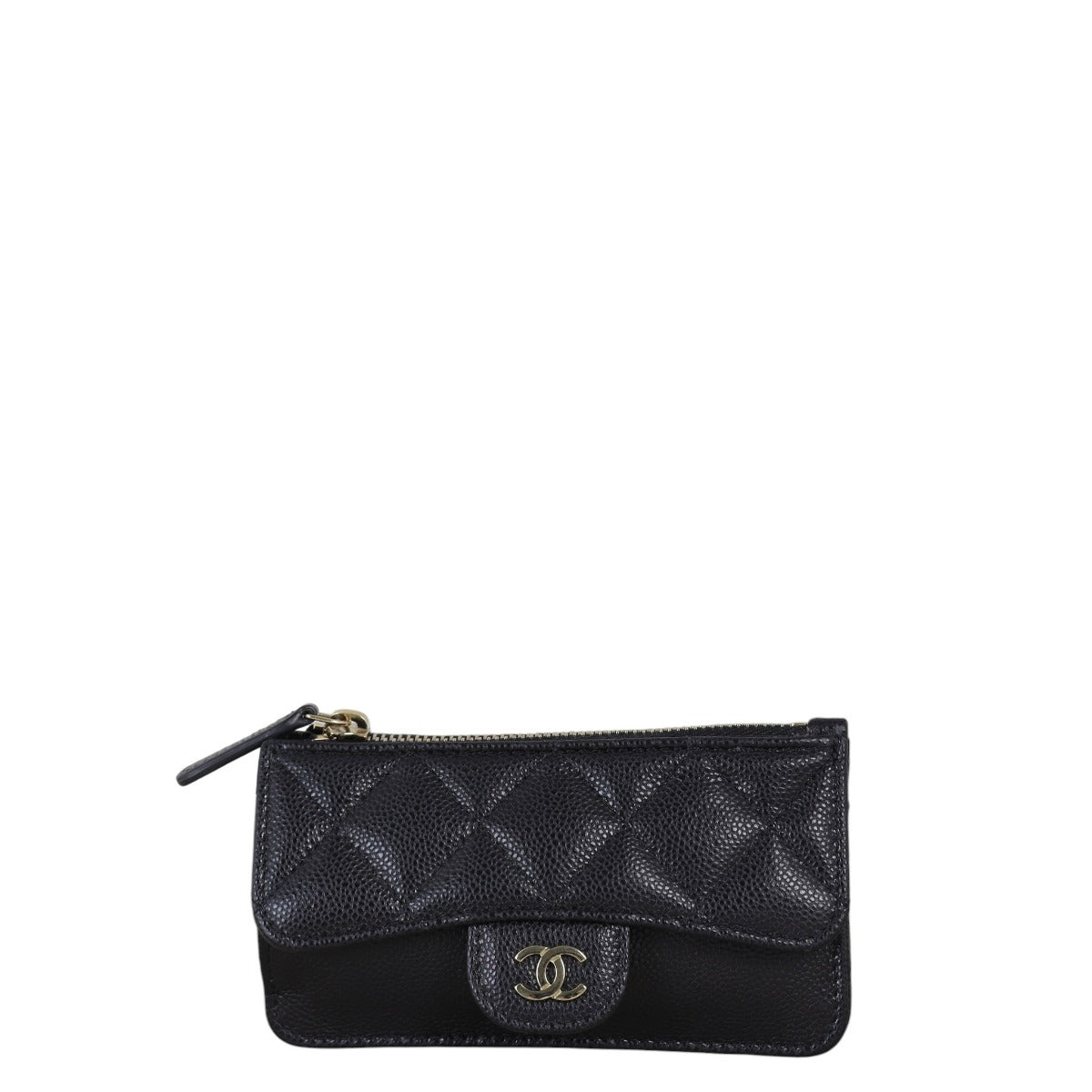Chanel CC Zip Card Holder