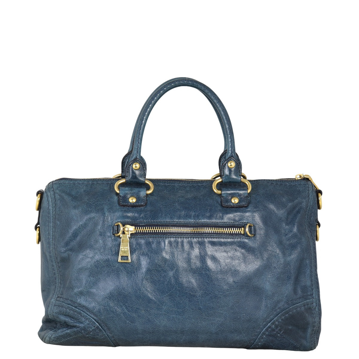 Prada Vitello Shine Two-Way Tote