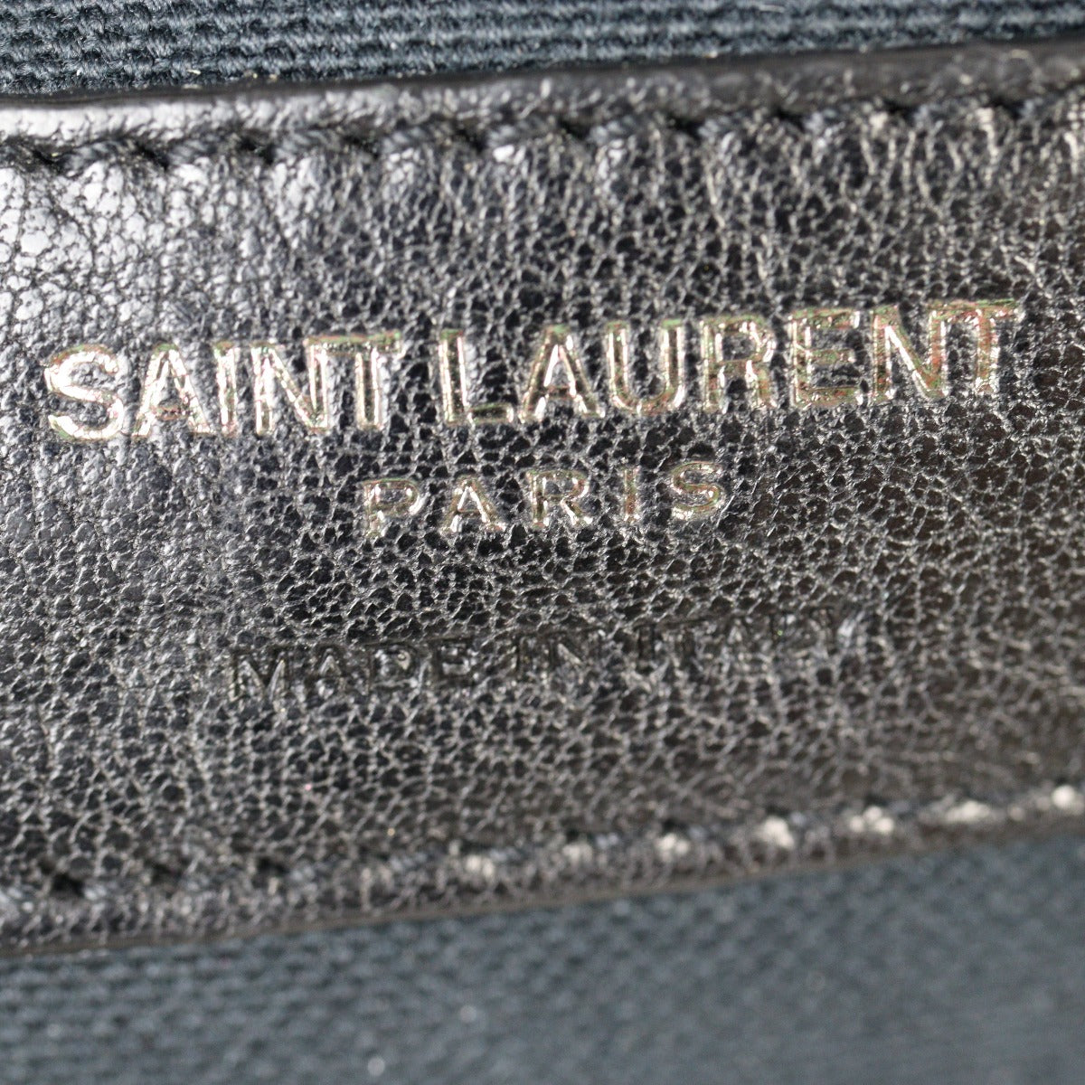 Saint Laurent Striped Canvas Cabas