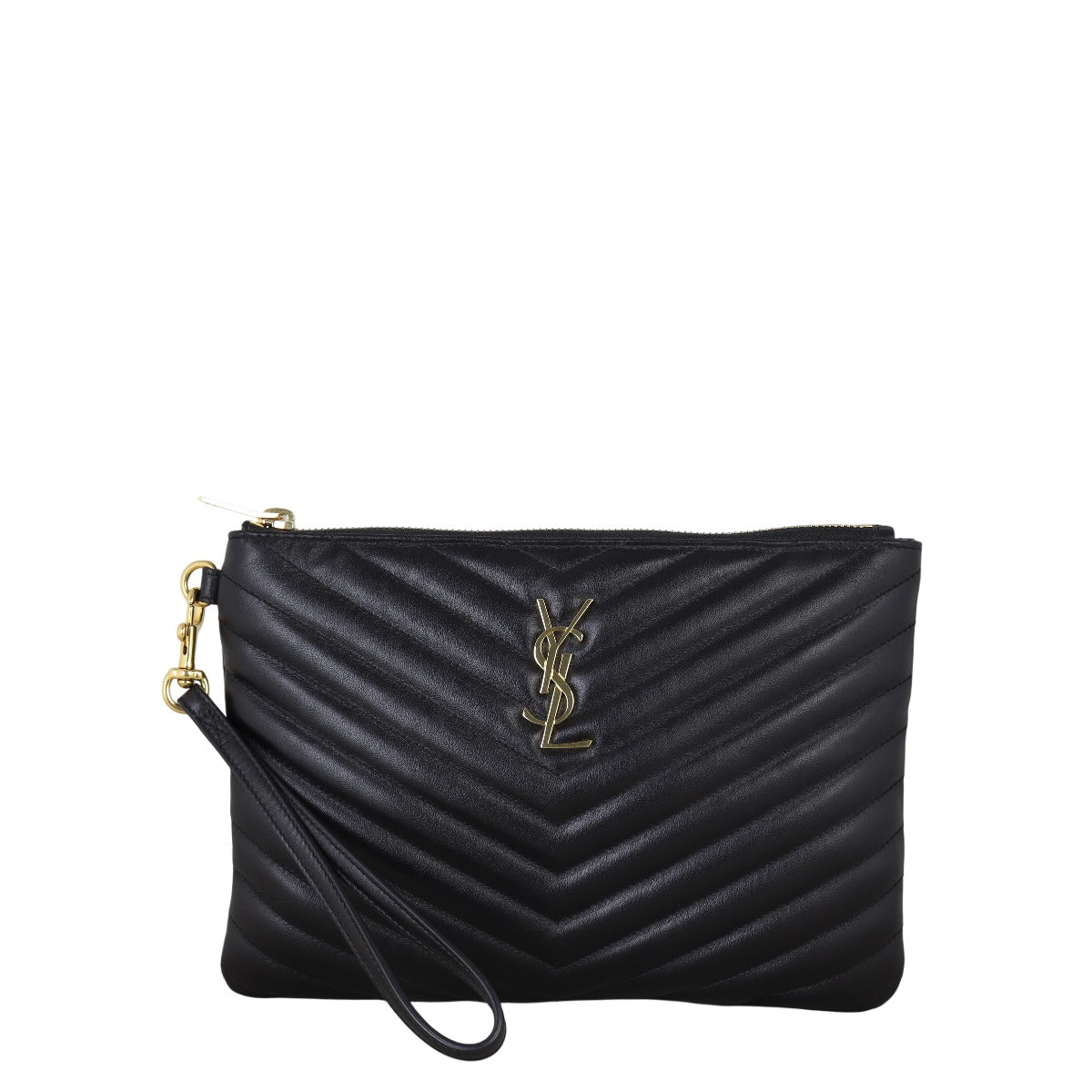 Saint Laurent Cassandre Monogram Matelasse Pouch