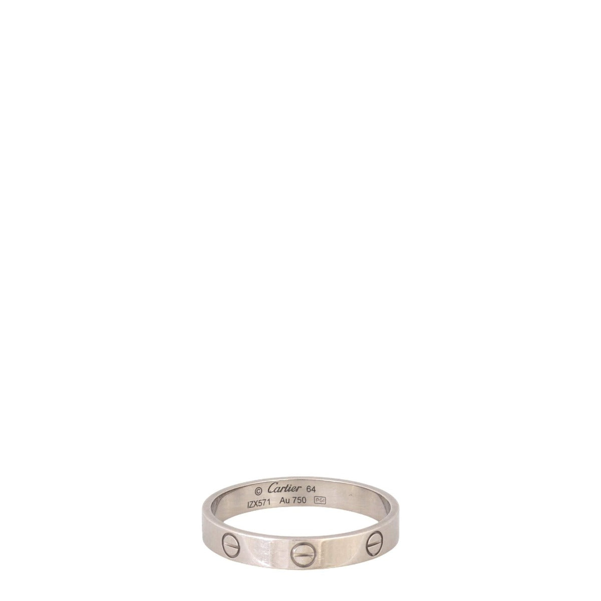 Cartier Love Ring Small 18k White Gold